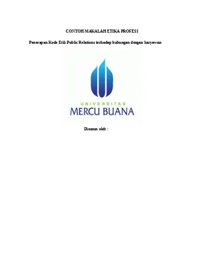 Detail Contoh Kode Etik Profesi Nomer 35