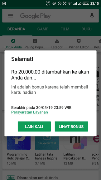 Detail Contoh Kode Google Play Nomer 33