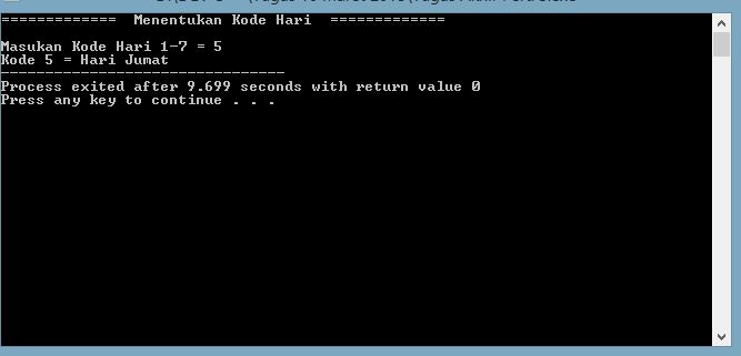 Detail Contoh Kode Program Nomer 14
