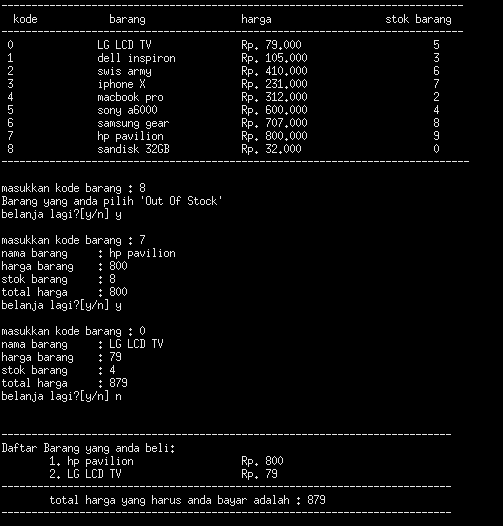 Detail Contoh Kode Program Nomer 22