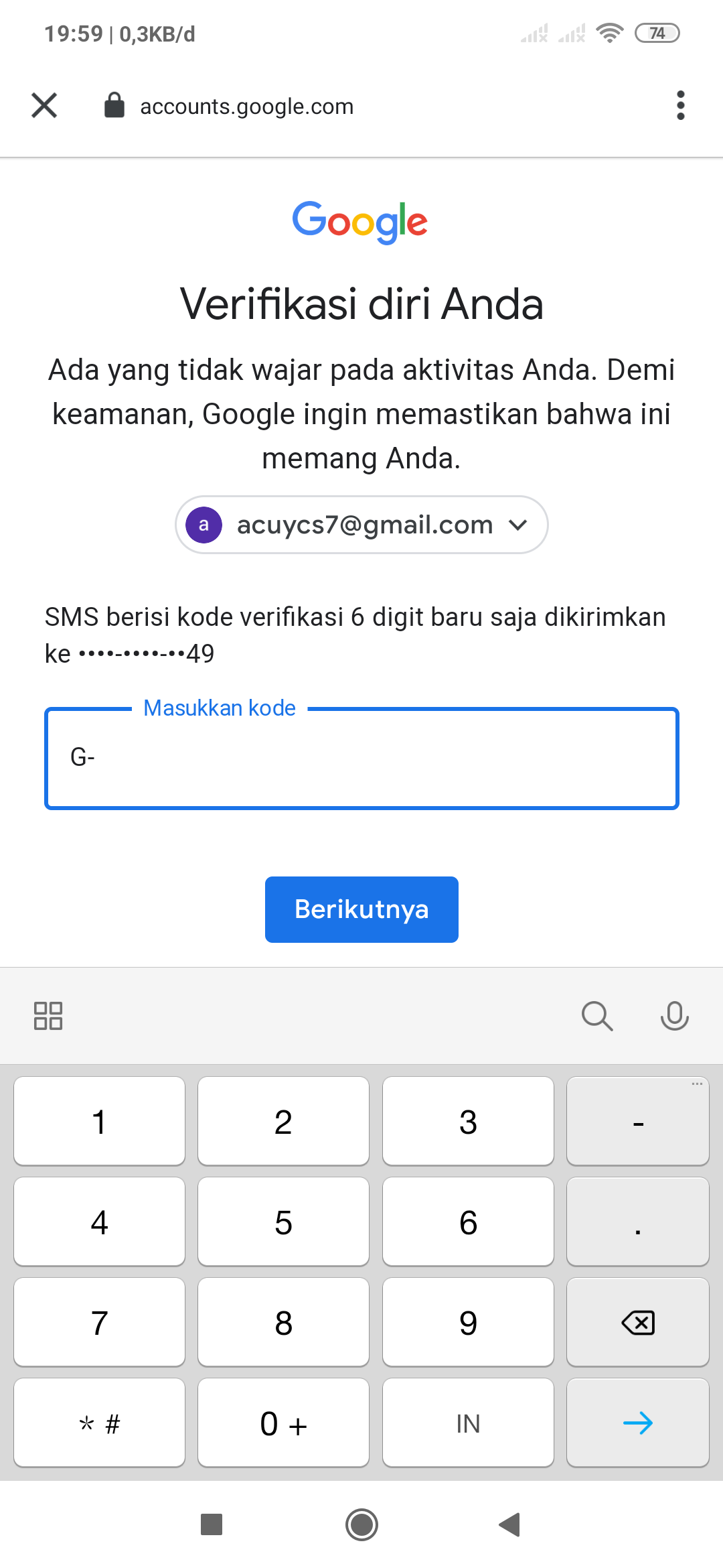 Detail Contoh Kode Verifikasi Nomer 2