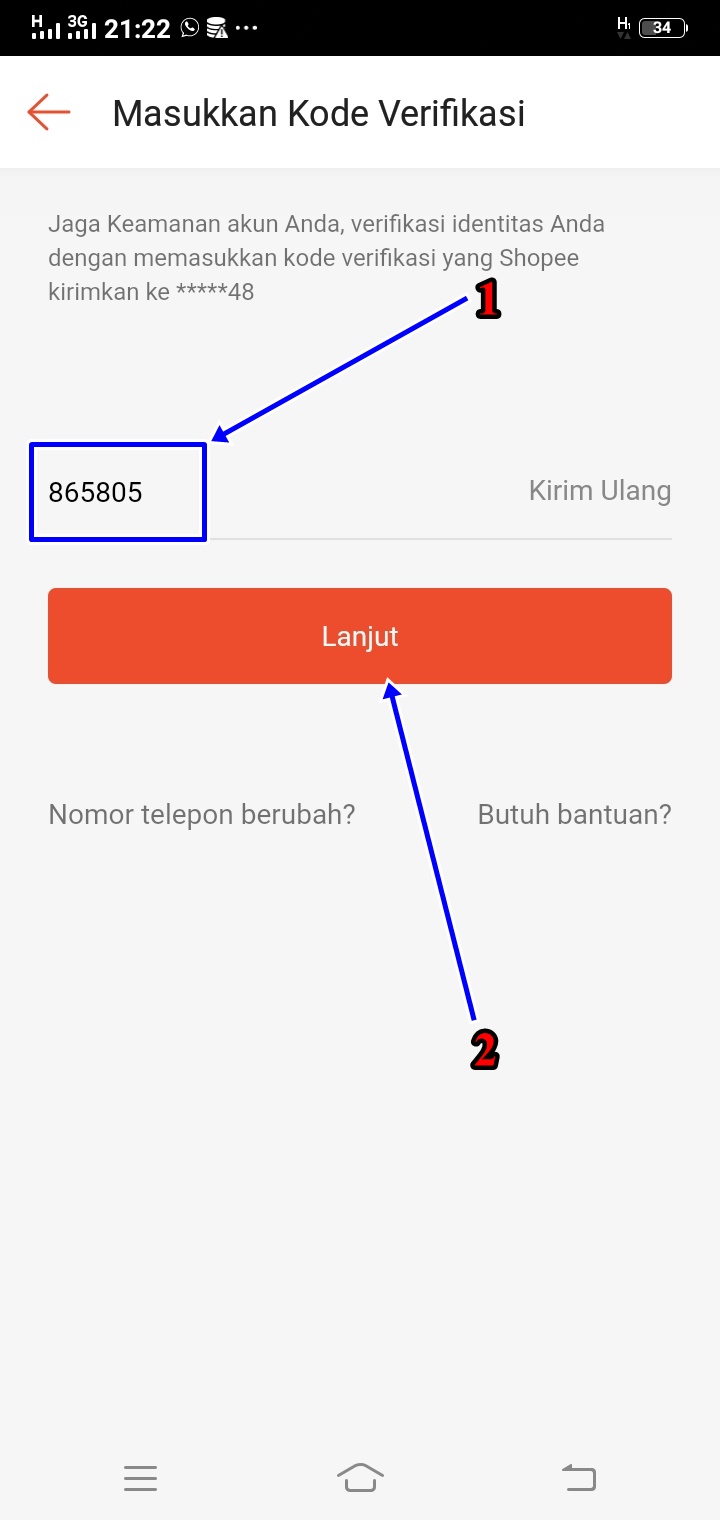 Detail Contoh Kode Verifikasi Nomer 41