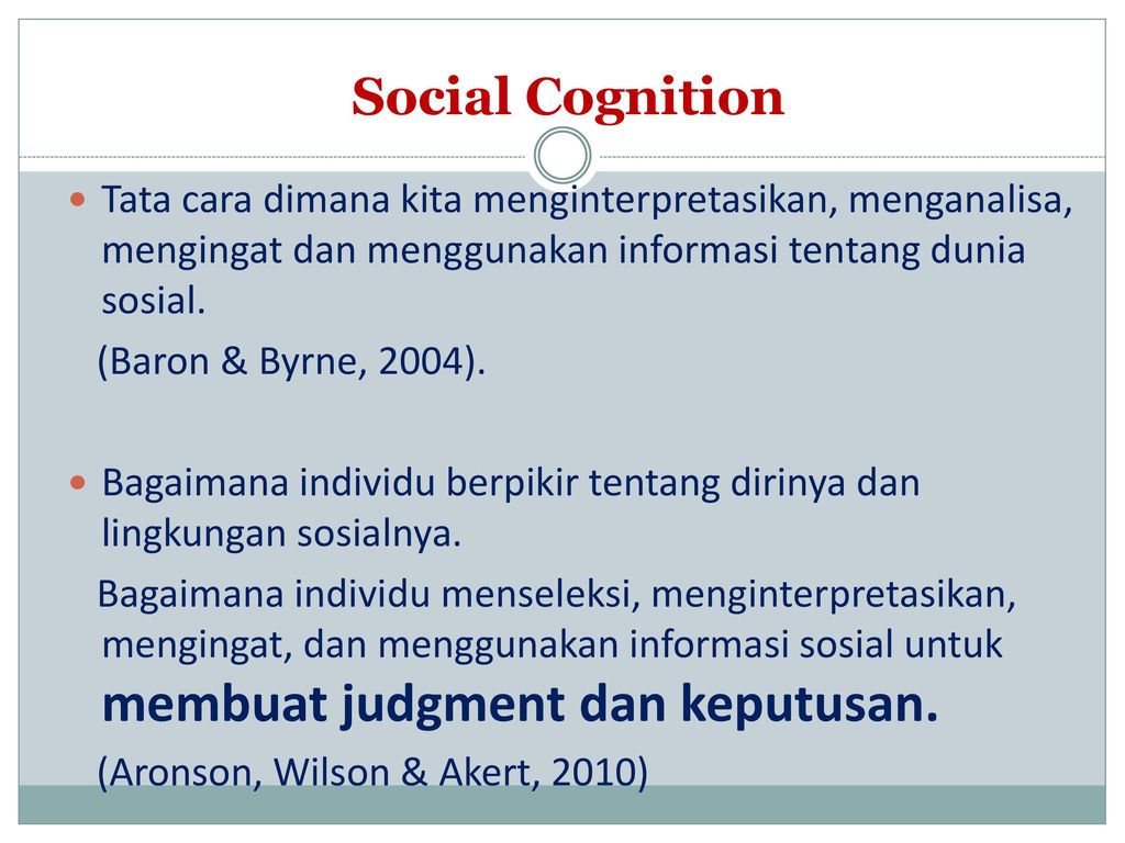 Detail Contoh Kognisi Sosial Nomer 10