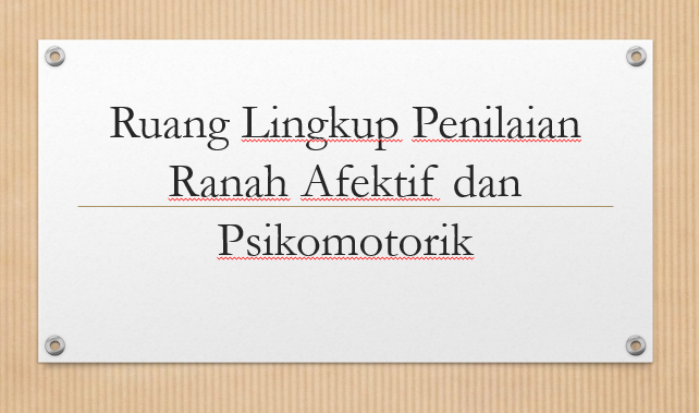 Detail Contoh Kognitif Afektif Dan Psikomotorik Nomer 11