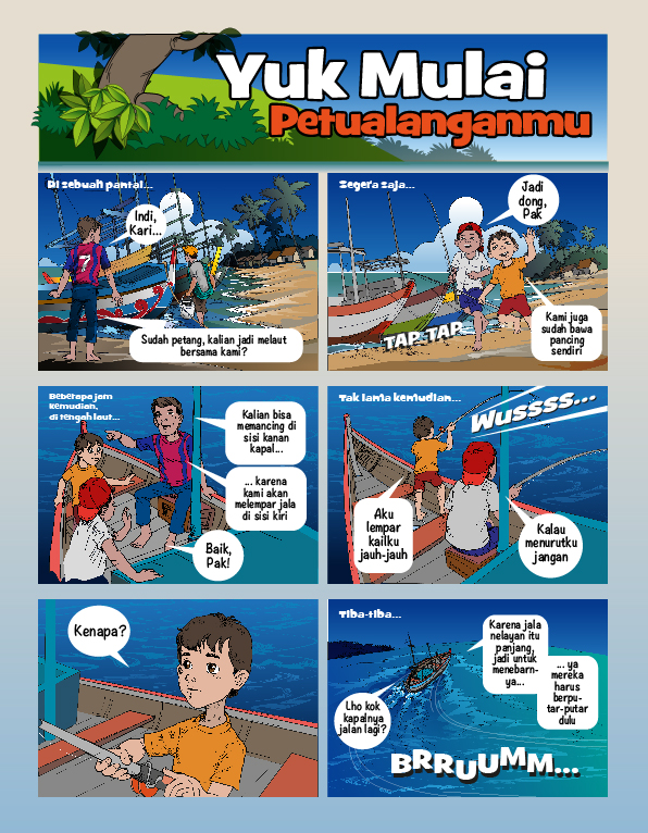 Detail Contoh Komik Petualangan Nomer 7