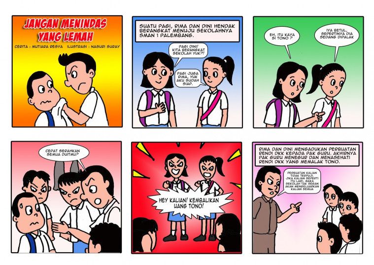 Contoh Komik Tema Pendidikan - KibrisPDR