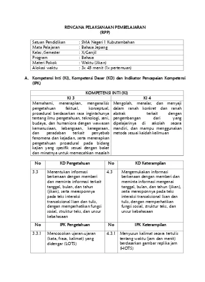 Detail Contoh Kompetensi Dasar Nomer 28