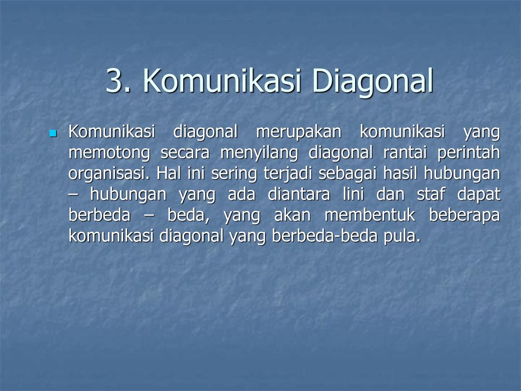 Detail Contoh Komunikasi Diagonal Nomer 5