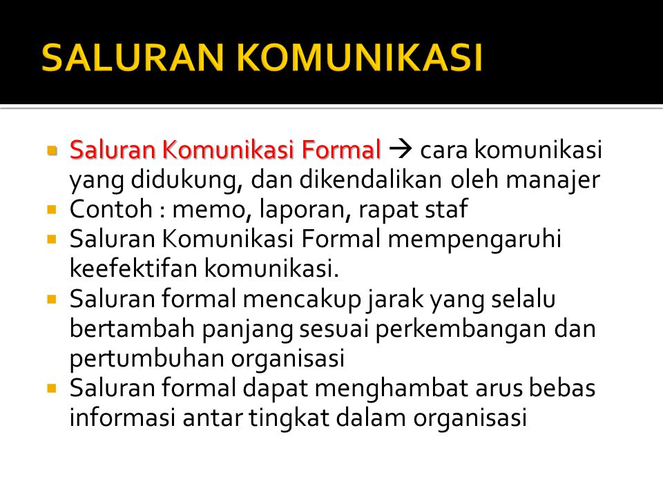 Detail Contoh Komunikasi Formal Nomer 21