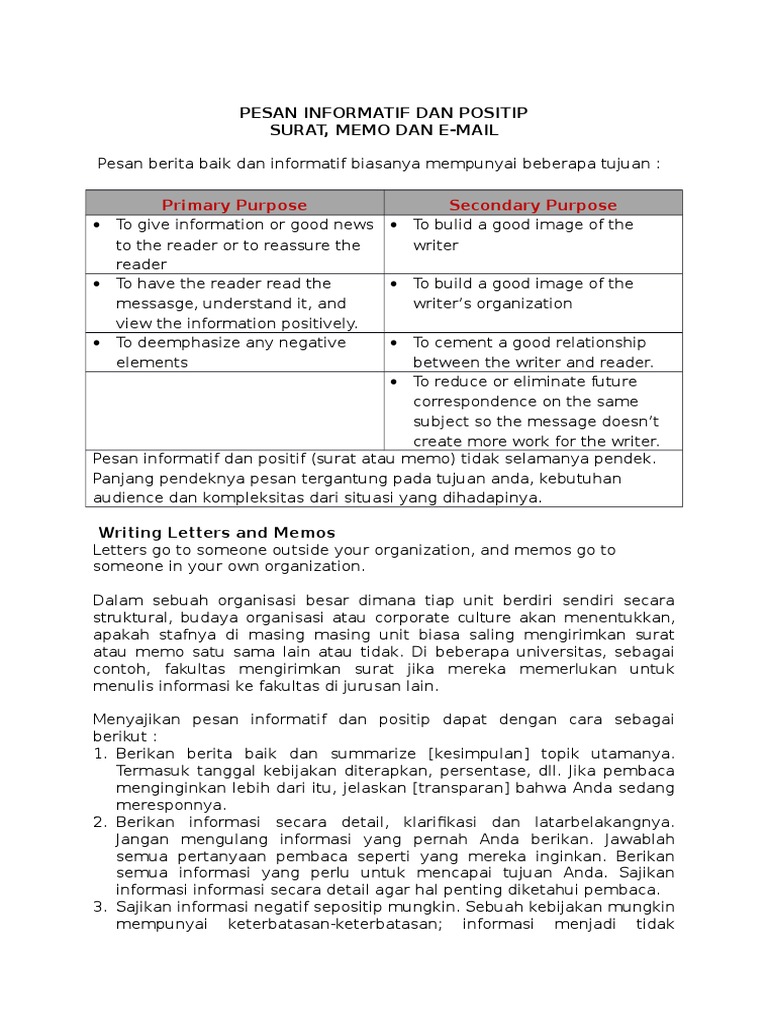 Detail Contoh Komunikasi Informatif Nomer 23