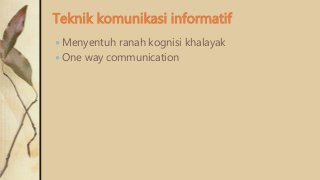 Detail Contoh Komunikasi Informatif Nomer 28