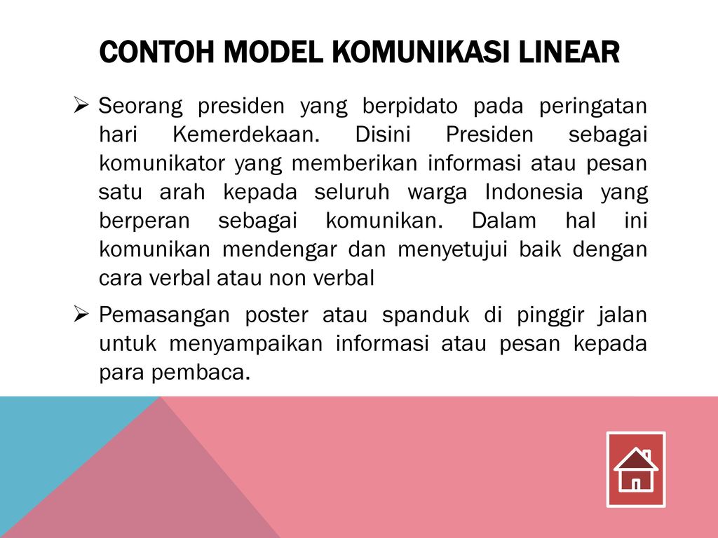 Detail Contoh Komunikasi Linear Nomer 2