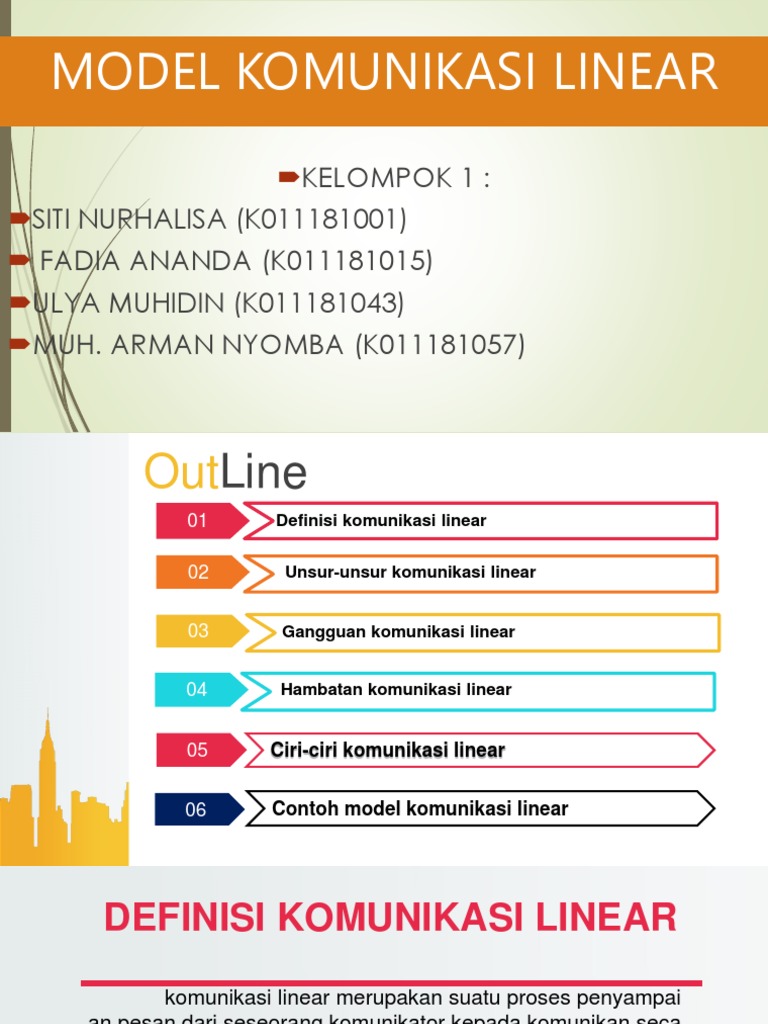 Detail Contoh Komunikasi Linear Nomer 19