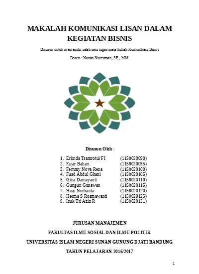 Detail Contoh Komunikasi Lisan Nomer 32