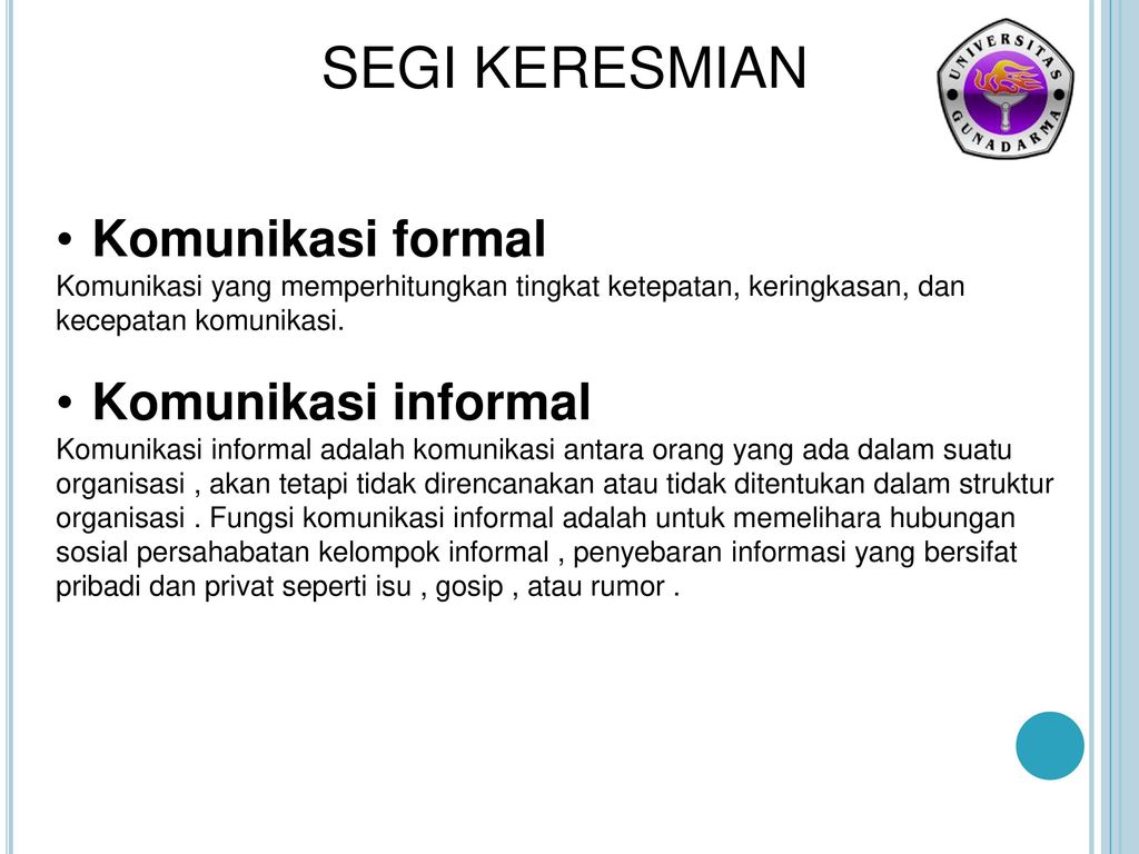 Detail Contoh Komunikasi Non Formal Nomer 7