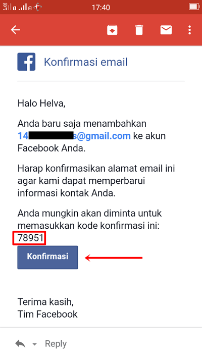 Detail Contoh Konfirmasi Email Nomer 21