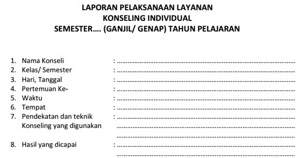 Detail Contoh Konseling Individu Nomer 24