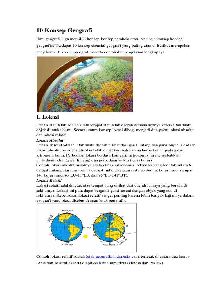 Detail Contoh Konsep Geografi Nomer 51