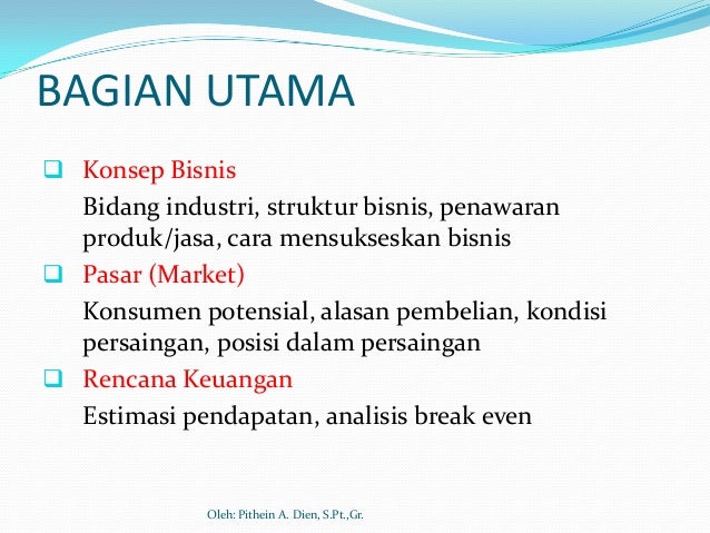 Detail Contoh Konsep Usaha Nomer 19