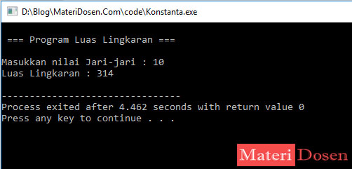 Detail Contoh Konstanta Dan Variabel Nomer 17