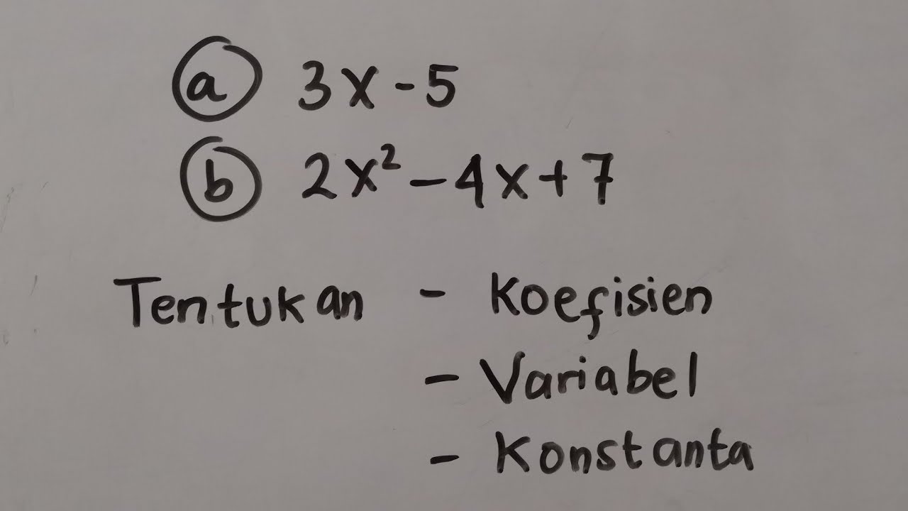 Detail Contoh Konstanta Dan Variabel Nomer 3