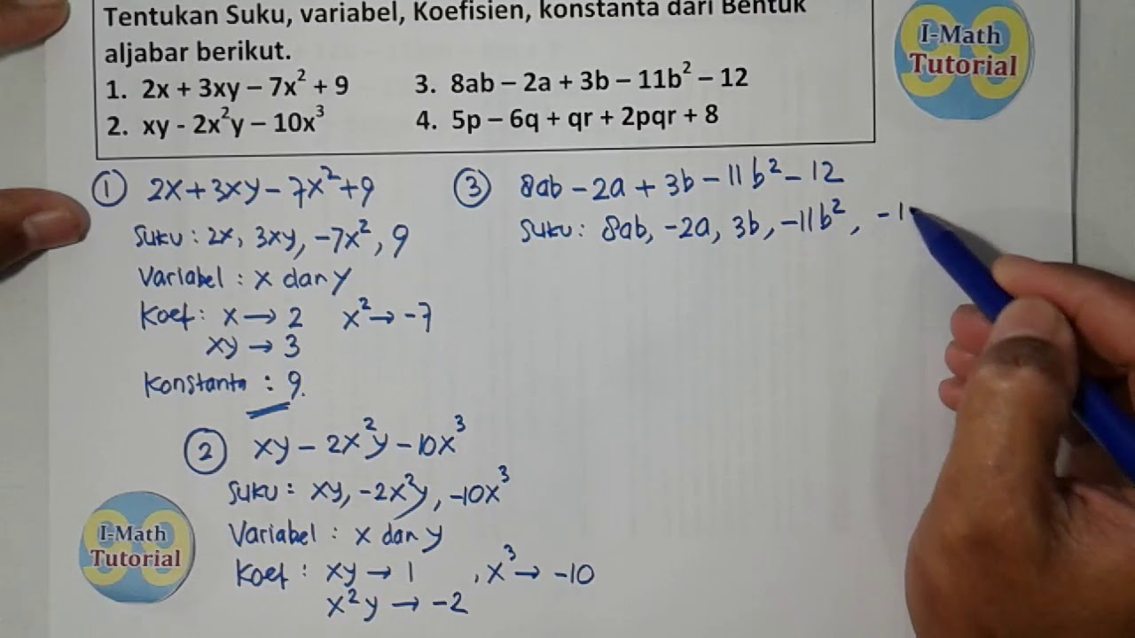 Detail Contoh Konstanta Dan Variabel Nomer 4