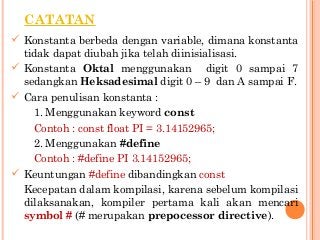 Detail Contoh Konstanta Dan Variabel Nomer 45