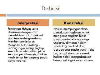 Detail Contoh Konstruksi Hukum Nomer 13