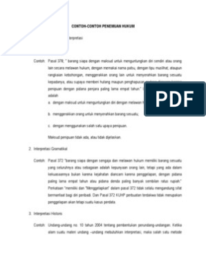 Detail Contoh Konstruksi Hukum Nomer 20