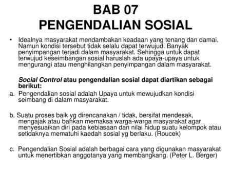 Detail Contoh Kontrol Sosial Nomer 52