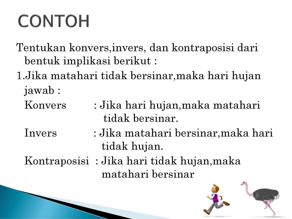 Detail Contoh Konvers Invers Dan Kontraposisi Nomer 48