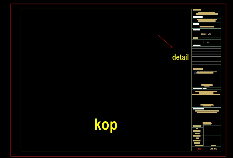 Detail Contoh Kop Gambar Autocad Koleksi Nomer 1