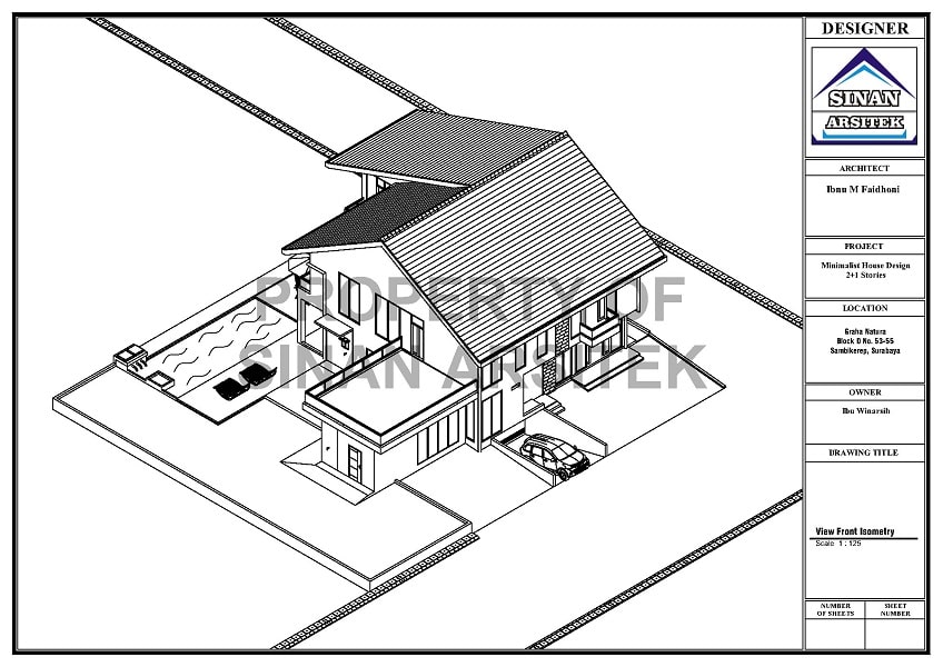 Detail Contoh Kop Gambar Kerja Arsitektur Nomer 16