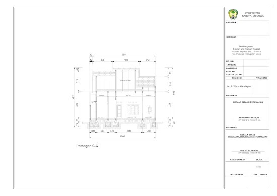 Detail Contoh Kop Gambar Kerja Arsitektur Nomer 20