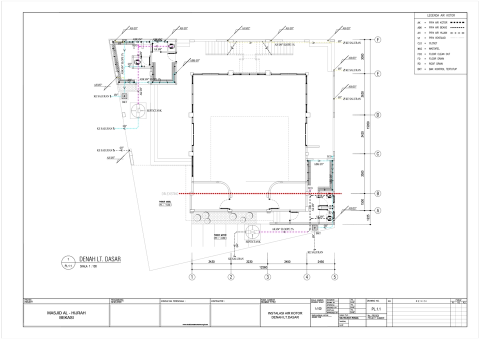 Detail Contoh Kop Gambar Kerja Arsitektur Nomer 28