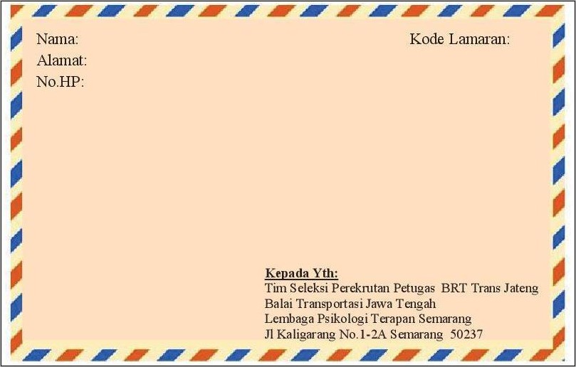 Detail Contoh Kop Surat Lamaran Pekerjaan Nomer 38