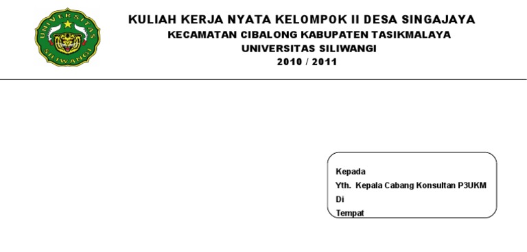 Detail Contoh Kop Surat Pada Amplop Nomer 13