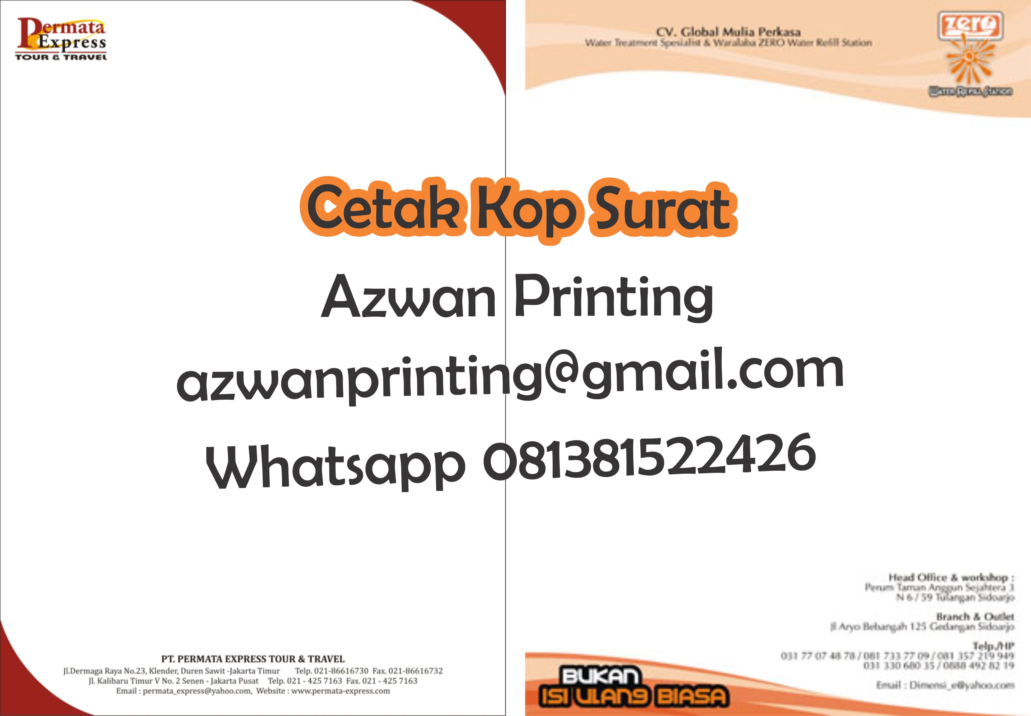 Detail Contoh Kop Surat Travel Nomer 24