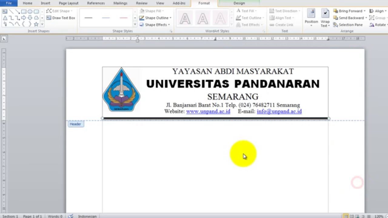 Detail Contoh Kop Surat Universitas Nomer 9