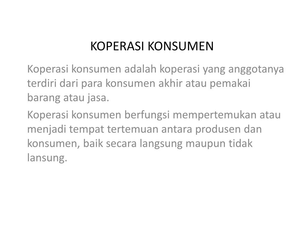 Detail Contoh Koperasi Konsumen Nomer 27