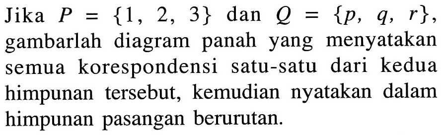 Detail Contoh Korespondensi Satu Satu Nomer 51