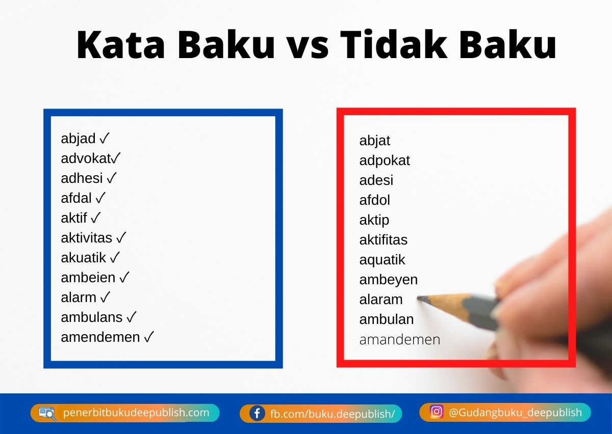 Contoh Kosakata Baku Dan Kosakata Tidak Baku - KibrisPDR