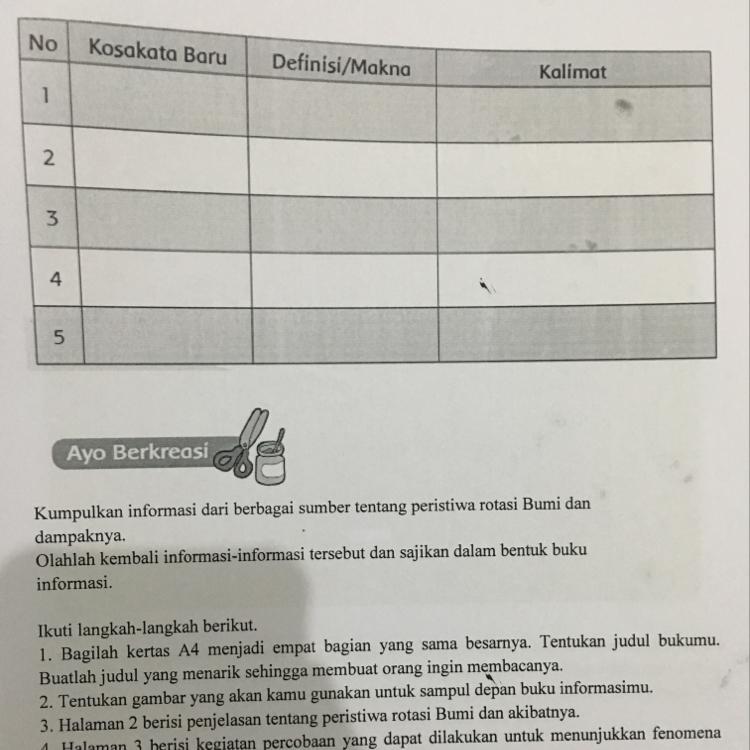 Detail Contoh Kosakata Baru Nomer 8