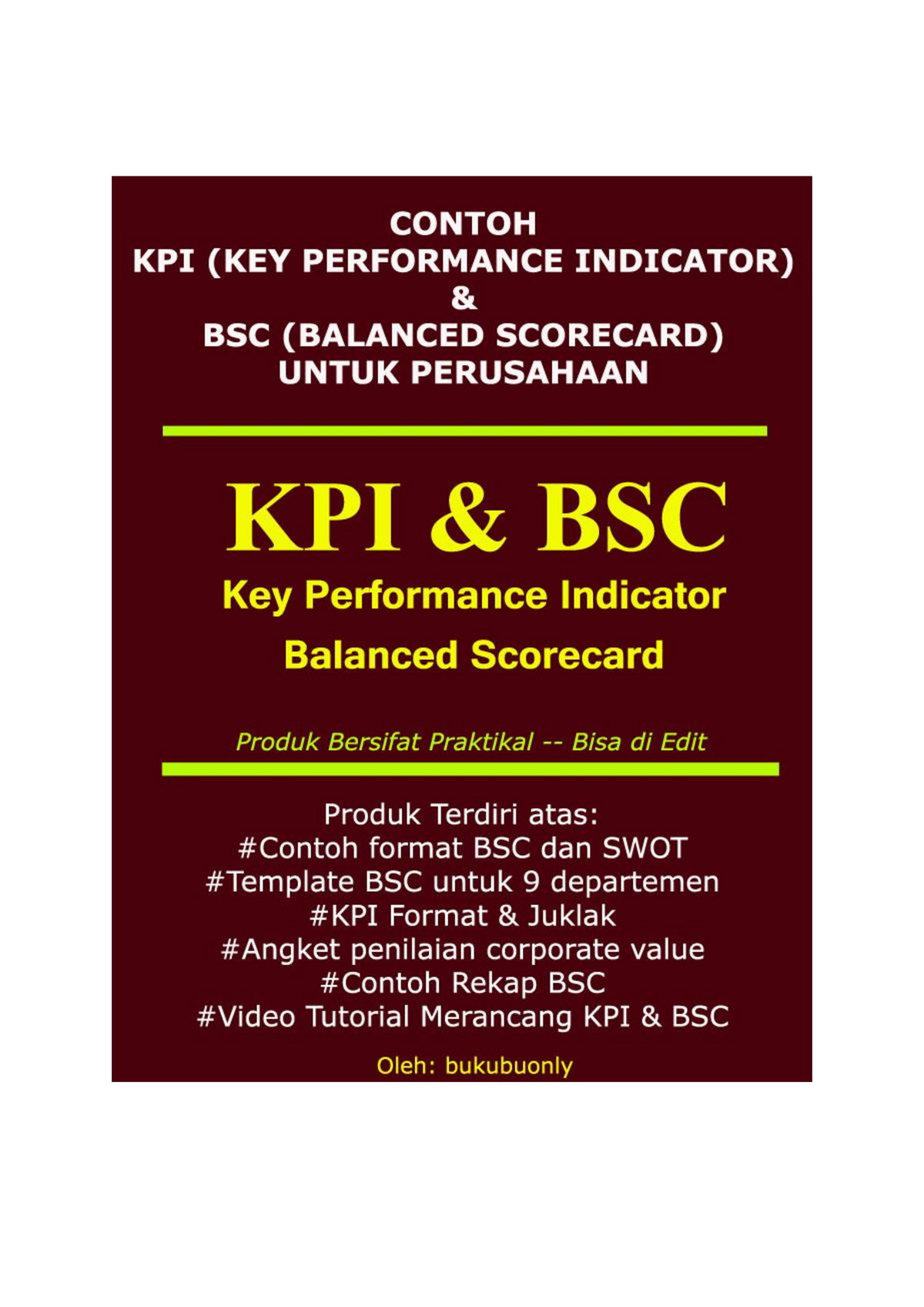 Detail Contoh Kpi Perusahaan Nomer 38