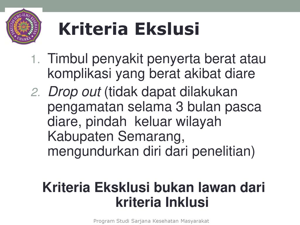 Detail Contoh Kriteria Inklusi Dan Eksklusi Nomer 28