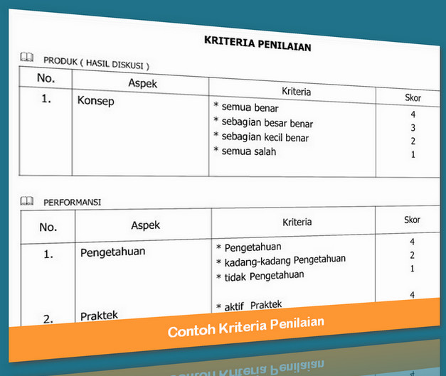 Contoh Kriteria Penilaian - KibrisPDR