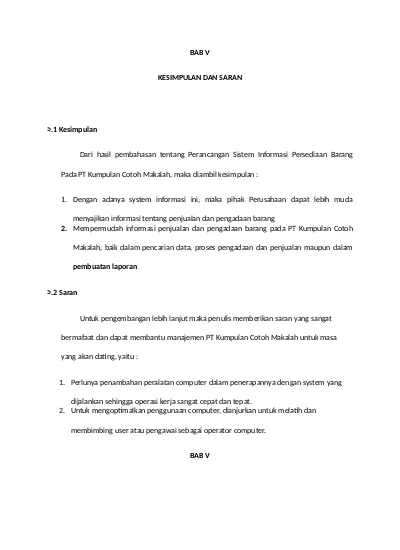 Detail Contoh Kritik Dan Saran Dalam Makalah Nomer 6