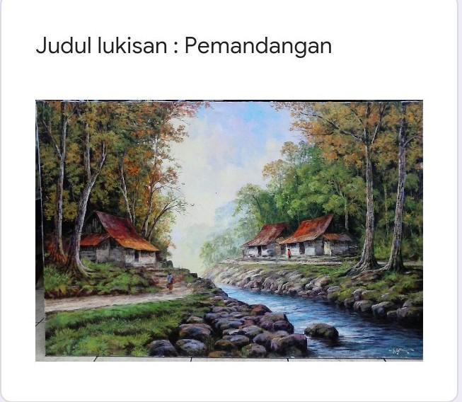 Detail Contoh Kritik Seni Lukis Pemandangan Nomer 25