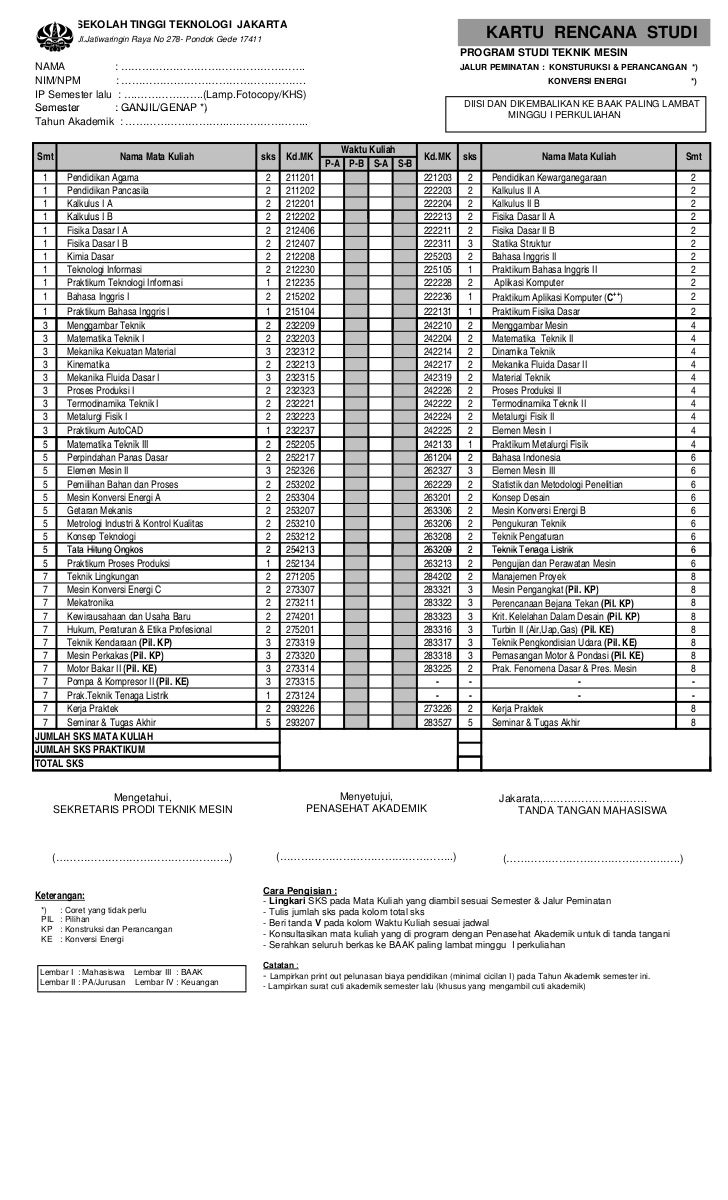 Detail Contoh Krs Mahasiswa Nomer 24