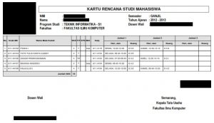 Detail Contoh Krs Mahasiswa Nomer 7